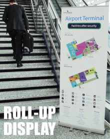 roll-up display standard